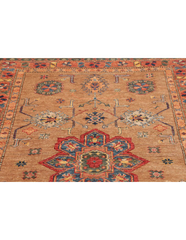 Tappeto Kazak Fine Pakistan 125x172 Marrone Ter