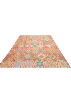 Tappeto Kilim Afghanistan 213x291 Terracotta Mu 2