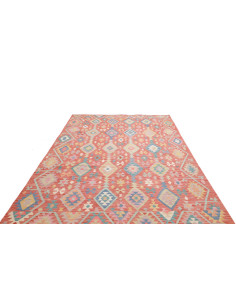 Tappeto Kilim Afghanistan 205x298 Rosso Terraco 2