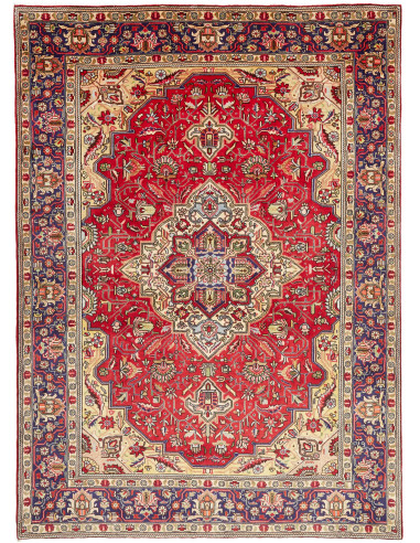 Rug Tabriz Persia maroon 204x285