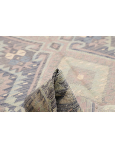 Rug Kilim Afghanistan 202x296 Purple Grey Light