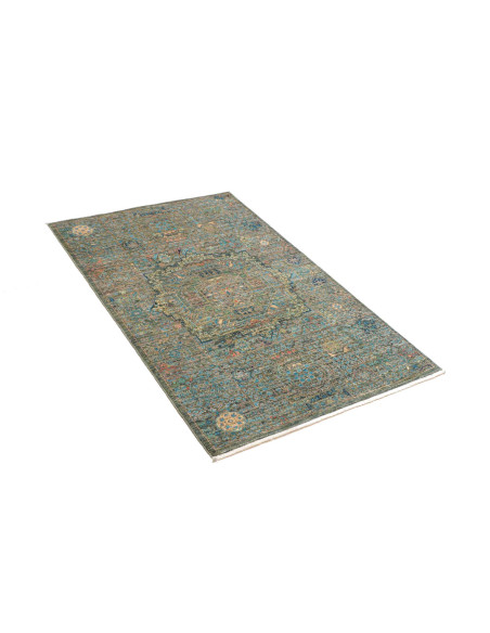 Tappeto Mamlouk Pakistan 79x122 Verde Petrolio