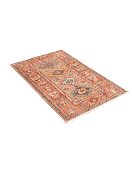 Tappeto Kazak Fine Pakistan 78x120 Marrone Terr