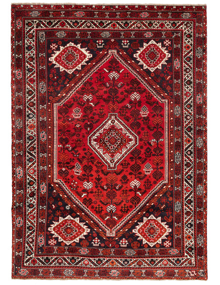 Rug Shiraz Persia maroon 212x298