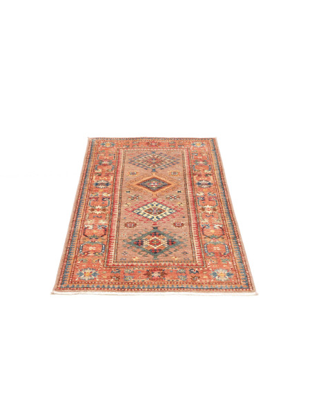 Rug Kazak Fine Pakistan 78x120 Terracotta Brown