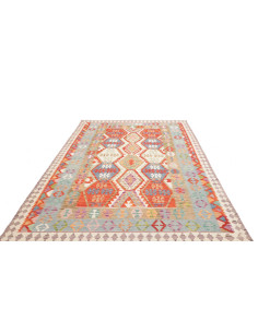 Rug Kilim Afghanistan 206x290 Terracotta Orange 2