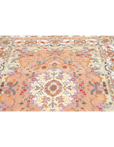 Tappeto Tabriz 70 Raj Persia 150x210 Pesca Salm