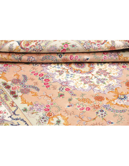 Tappeto Tabriz 70 Raj Persia 150x210 Pesca Salm