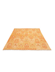 Rug Kilim Afghanistan 158x202 Ochre Orange Crea 2