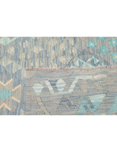 Rug Kilim Afghanistan 160x203 Grey Blue Turquoi