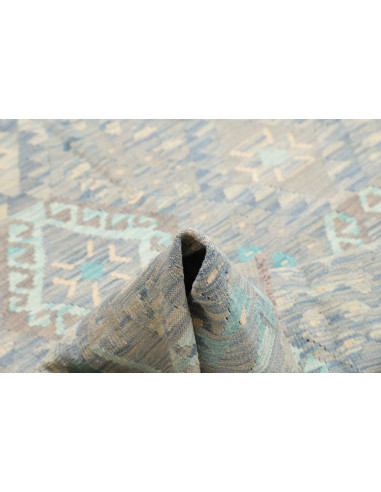 Rug Kilim Afghanistan 160x203 Grey Blue Turquoi
