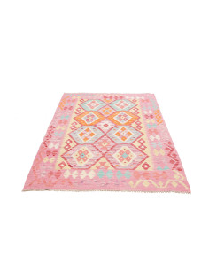 Rug Kilim Afghanistan 121x184 Pink Sky Blue Ora 2