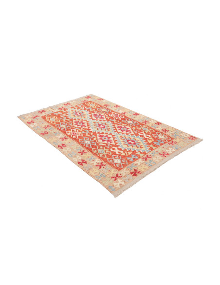 Tappeto Kilim Afghanistan 127x186 Terracotta Cr