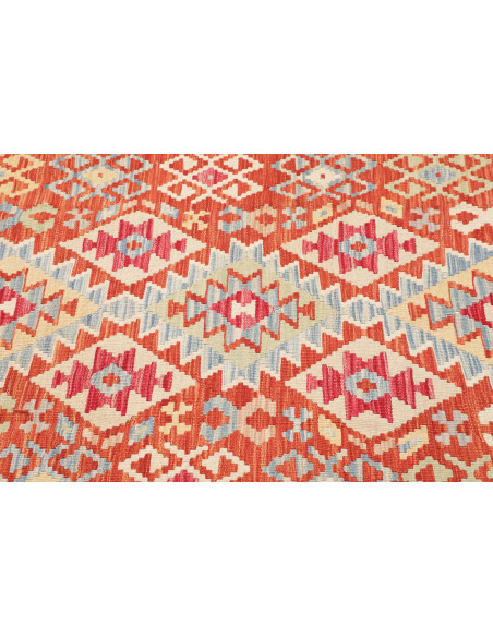 Rug Kilim Afghanistan 127x186 Terracotta Cream