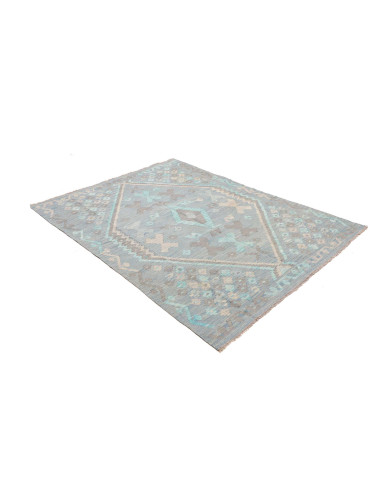 Rug Kilim Afghanistan 149x192 Sky Blue Light Gr