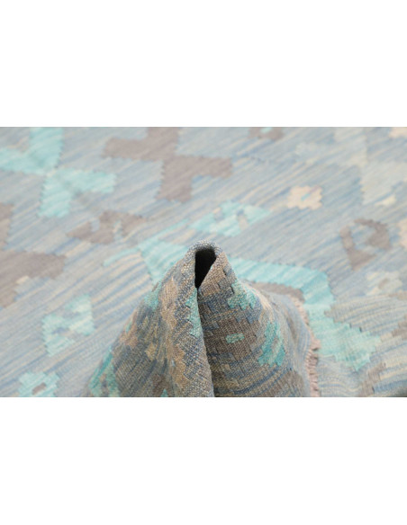 Rug Kilim Afghanistan 149x192 Sky Blue Light Gr