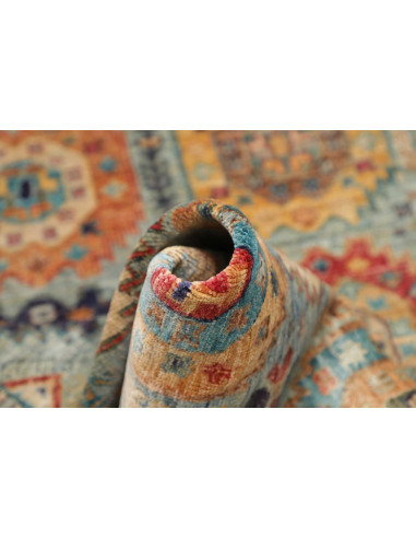 Rug Tribal Pakistan maroon grey 82x273