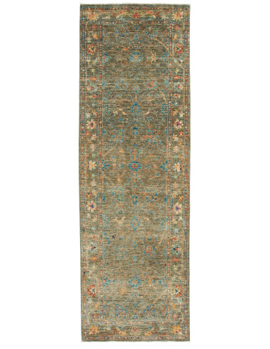 Tappeto Zigler Fine Pakistan 80x249 Verde Oliva