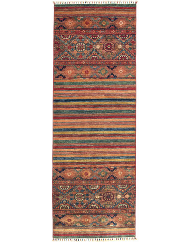 Tappeto Samarkand Pakistan 81x232 Terracotta Bl