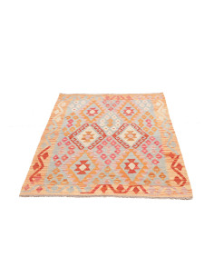 Tappeto Kilim Afghanistan 105x149 Azzurro Paste 2