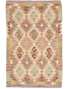 Rug Kilim Afghanistan maroon 81x122
