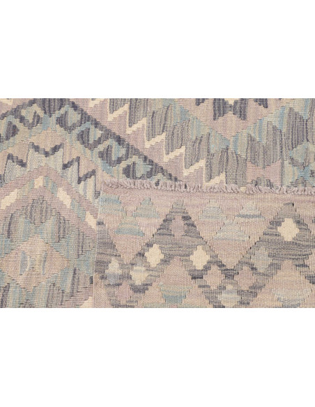Tappeto Kilim Afghanistan 101x150 Grigio Chiaro