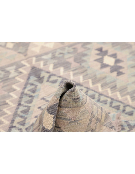 Tappeto Kilim Afghanistan 101x150 Grigio Chiaro