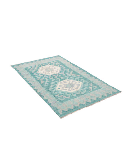 Rug Kilim Afghanistan 100x152 Aquamarine Sky Bl