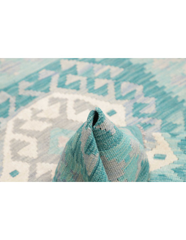 Rug Kilim Afghanistan 100x152 Aquamarine Sky Bl