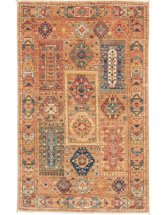 Tappeto Tribal Pakistan 77x126 Terra Cotta Aran