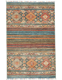Tappeto Rubin Pakistan 98x153 Blu Petrolio Aran
