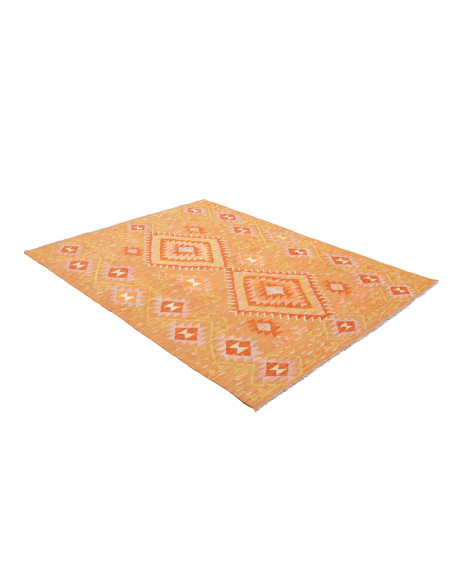 Rug Kilim Afghanistan 152x197 Orange Peach Yell