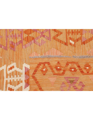 Tappeto Kilim Afghanistan 102x168 Arancione Zaf