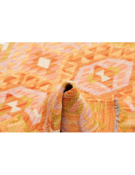 Rug Kilim Afghanistan 102x156 Orange Gold Peach