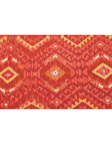 Tappeto Kilim Afghanistan 105x148 Rosso Terraco