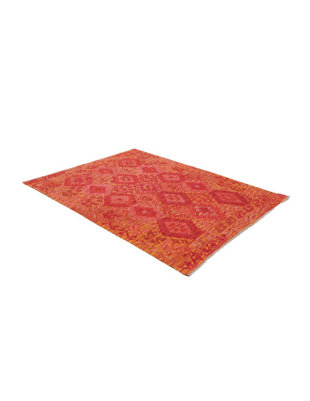 Rug Kilim Afghanistan 153x201 Red Orange Yellow