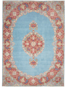 Tappeto Kerman Persia azzurro 280x385