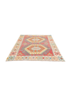 Rug Kilim Afghanistan 163x197 Coral Beige Turqu 2