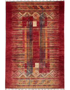 Tappeto Siva Pakistan 171x251 Rosso Arancione O