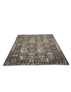 Rug Kilim Afghanistan 156x195 Charcoal Powder B 2