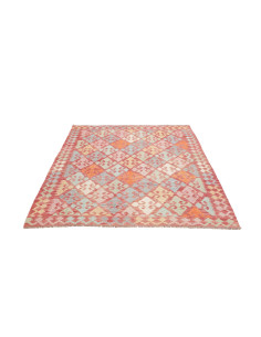 Tappeto Kilim Afghanistan 152x198 Rosso Mattone 2