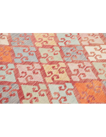 Tappeto Kilim Afghanistan 152x198 Rosso Mattone