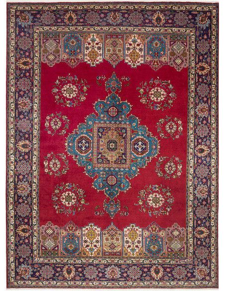 Tappeto Tabriz Persia marrone beige 243x330