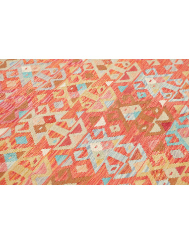 Rug Kilim Afghanistan 148x197 Coral Orange Ligh