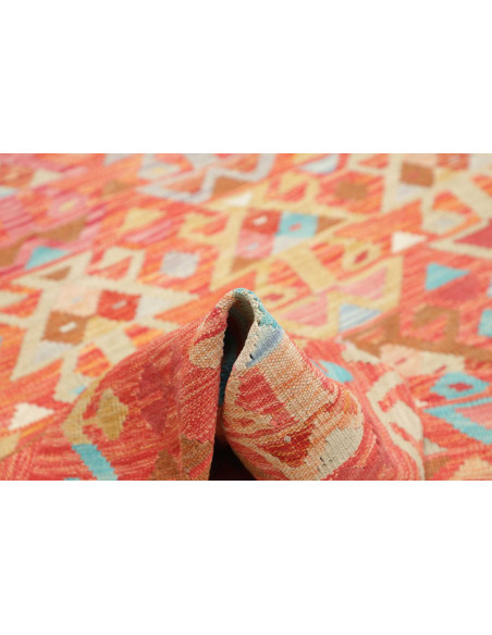 Rug Kilim Afghanistan 148x197 Coral Orange Ligh