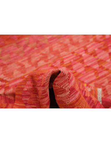 Tappeto Kilim Afghanistan 156x198 Rosso Arancio