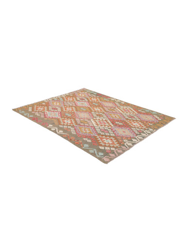 Tappeto Kilim Afghanistan 153x195 Marrone Khaki