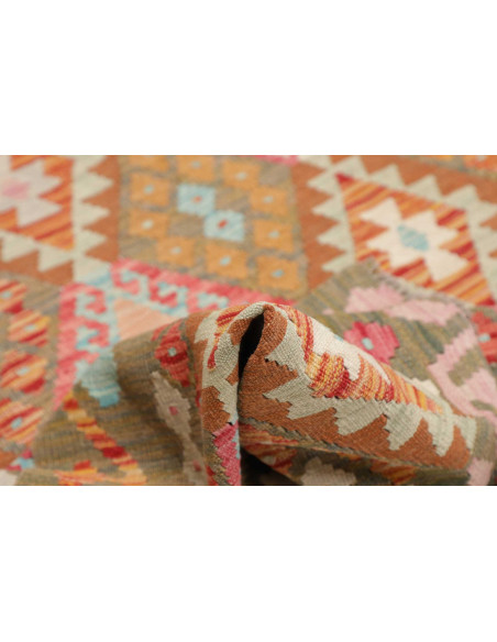 Rug Kilim Afghanistan 153x195 Khaki Olive Green