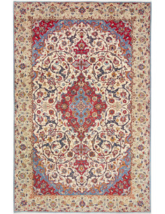 Rug Nadjafabad Persia beige maroon 238x370