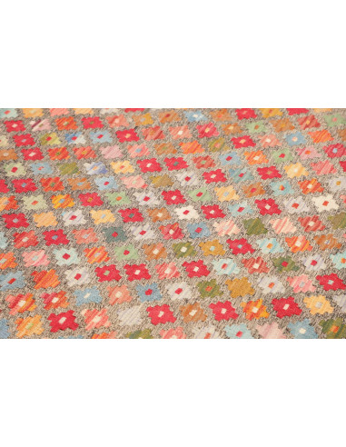Tappeto Kilim Afghanistan 150x198 Grigio Terra